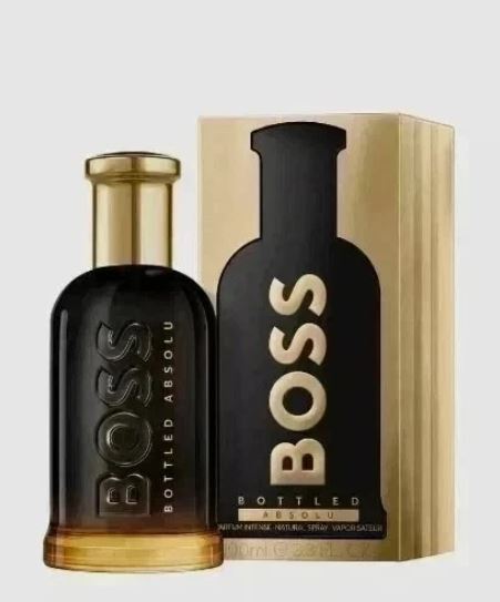 BOSS Bottled Absolu Parfum Intense Men's Perfume Woody and Leathery Aroma 100mL