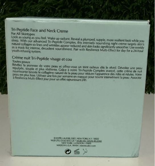 Estee Lauder Resilience Multi-Effect Night Tri-Peptide Face & Neck Creme 2.5oz