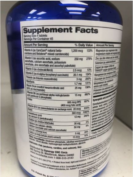 FOCUS Factor Nutrition for the Brain Dietary Supplement 180 Tablets ea (2-Pack)