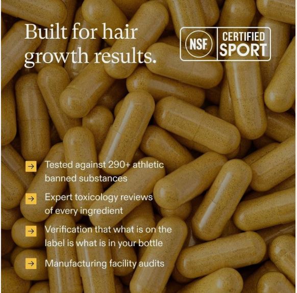Nutrafol Women's Hair Growth Supplements, Ages 18-44, Clinically Proven for Visi