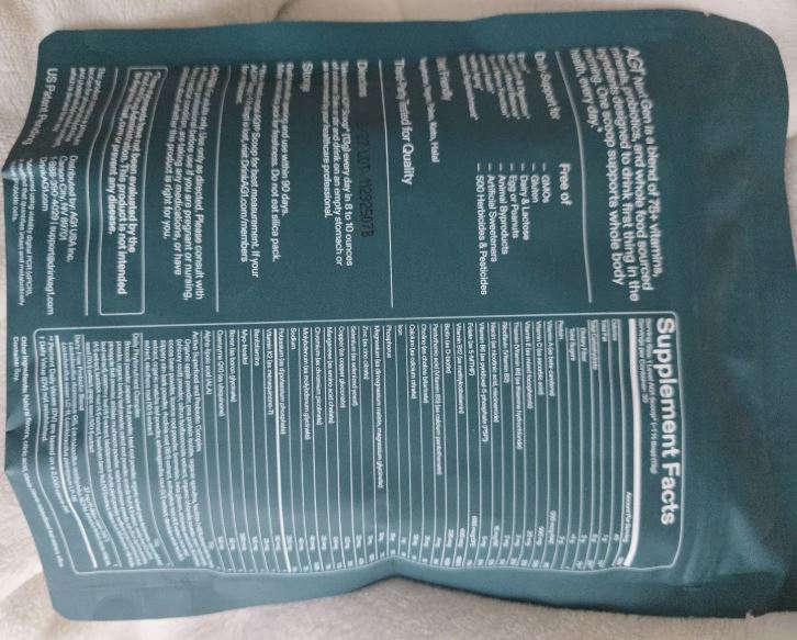 Authentic AG1 Athletic Greens Next Gen Powder Pouch 13.8 oz 390g New Exp 02/2027