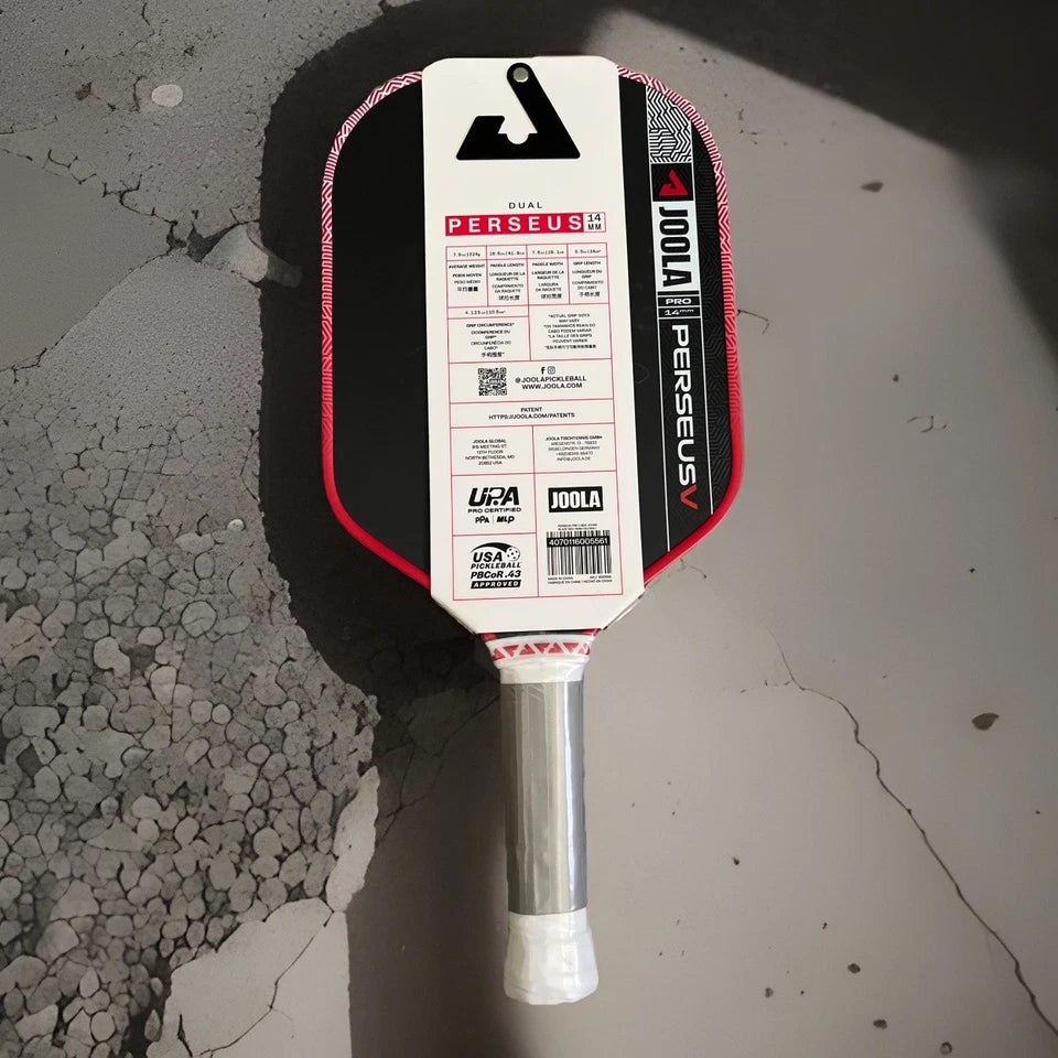 Joola Ben Johns Perseus Pro V 14mm Pickleball Paddle Red New