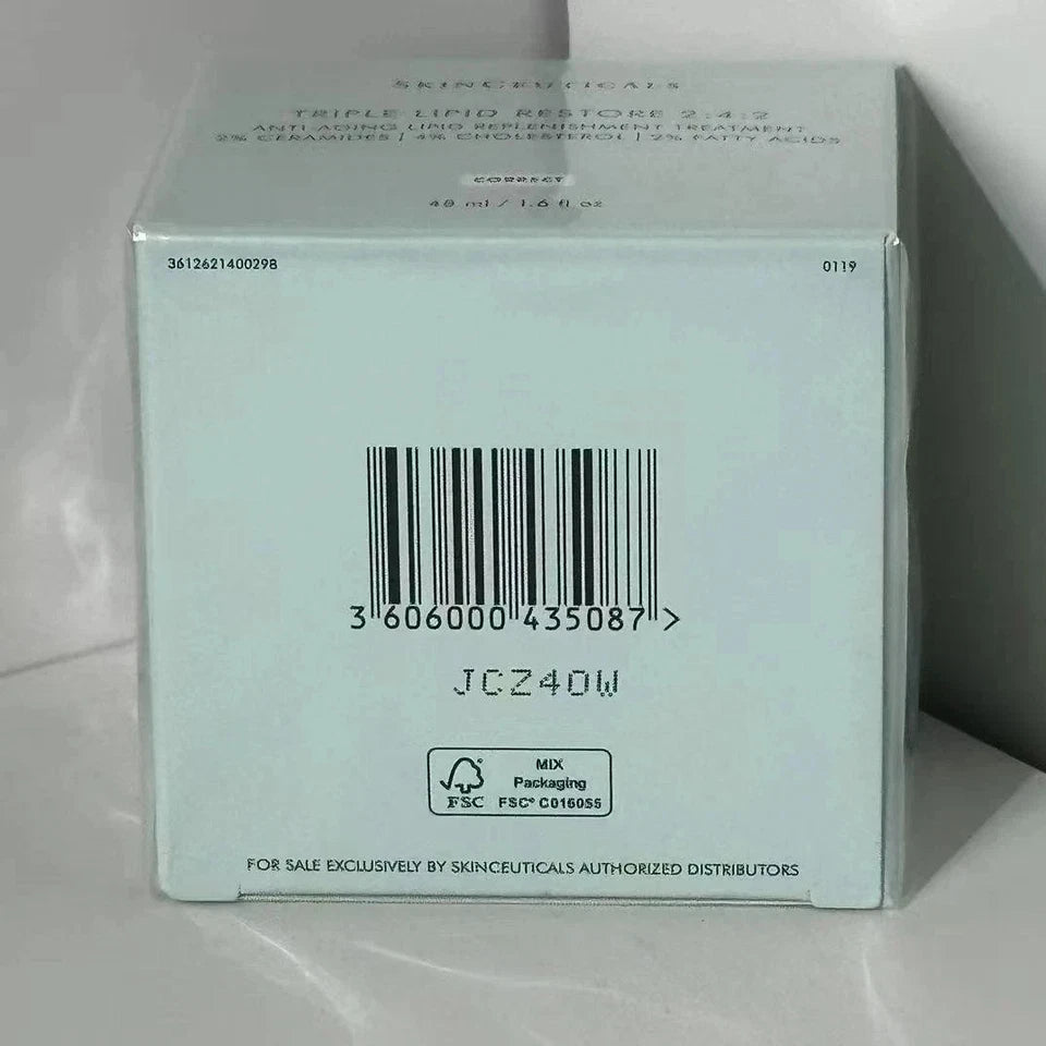 2X SkinCeuticals Triple Lipid Restore 2:4:2 Face Cream 1.6oz 48ml New